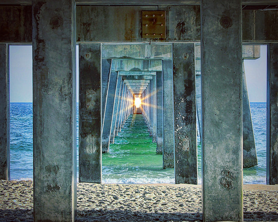 Under the pier Gulf Shores