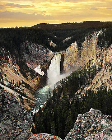 2020 Lower Yellowstone Falls 16x20